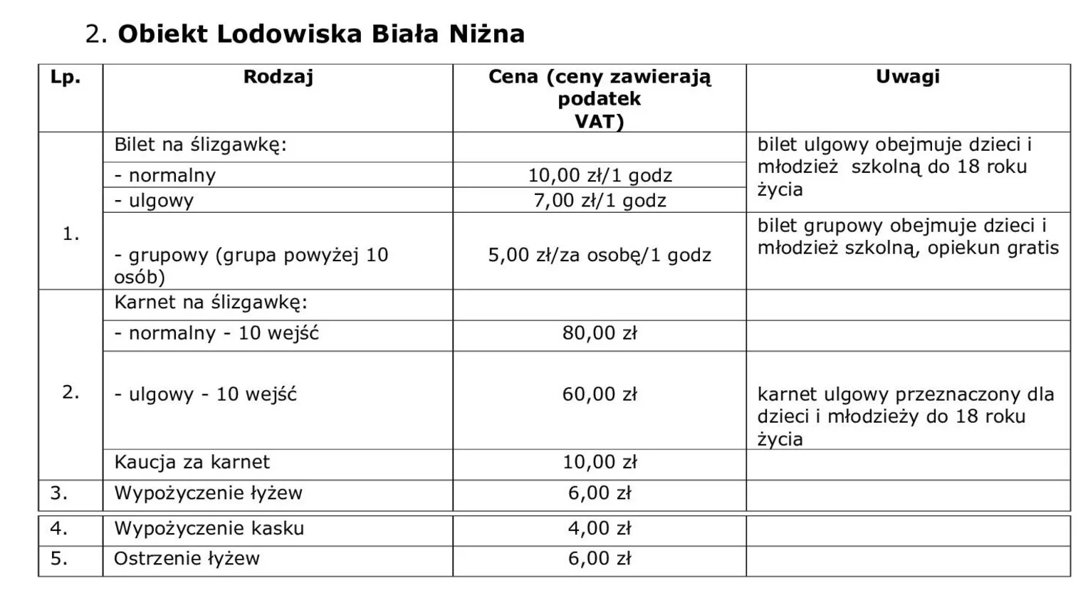 cennik-lodowisko
