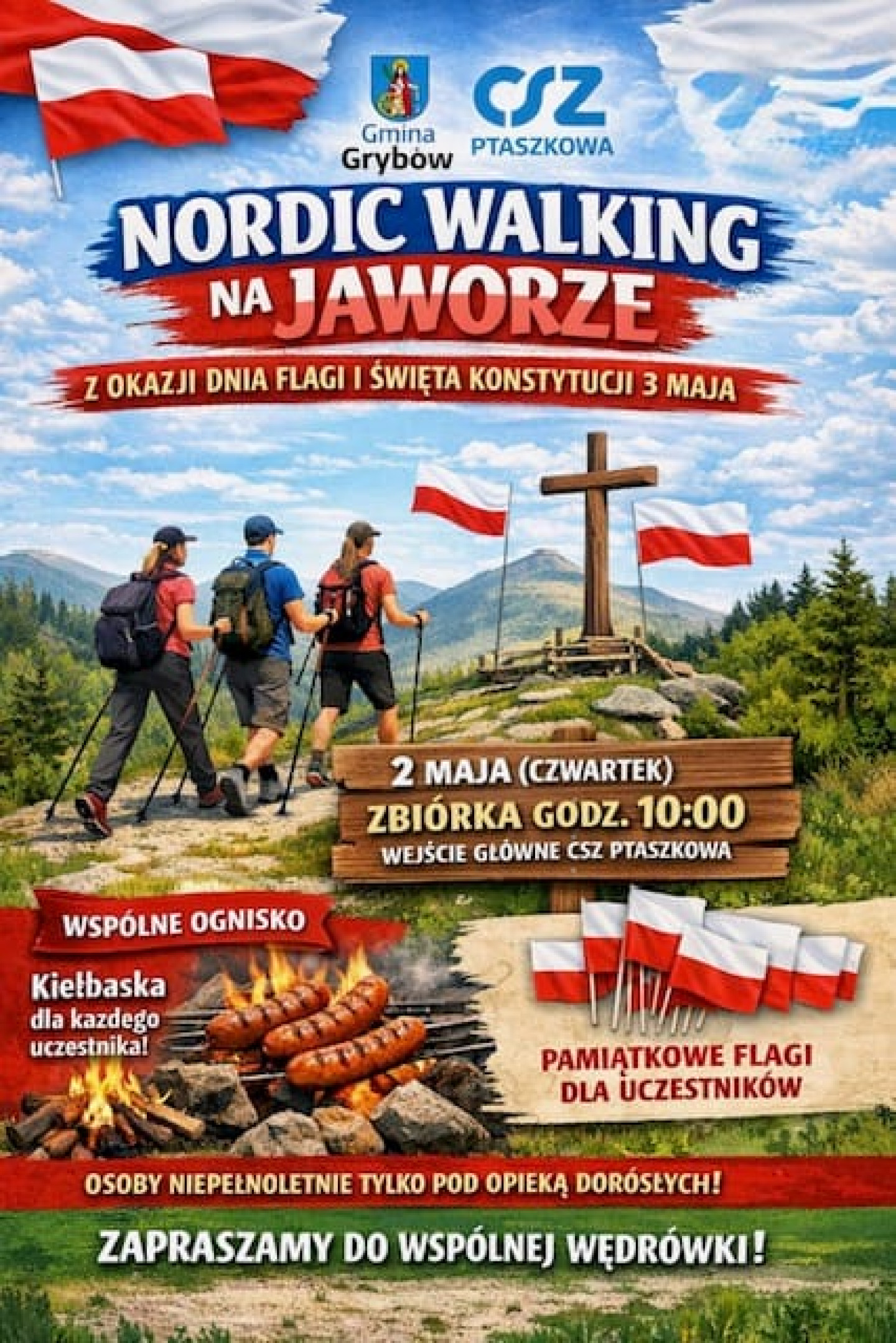 plakat plakat 2 maj Marsz Flagi